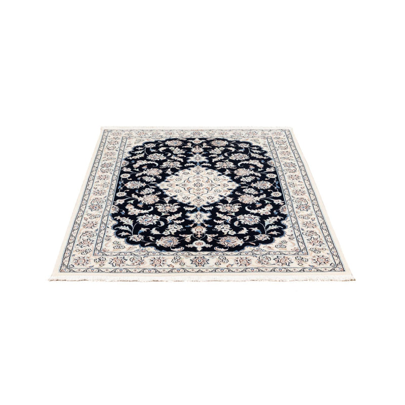 Persisk tæppe - Nain - Premium - 148 x 107 cm - mørkeblå