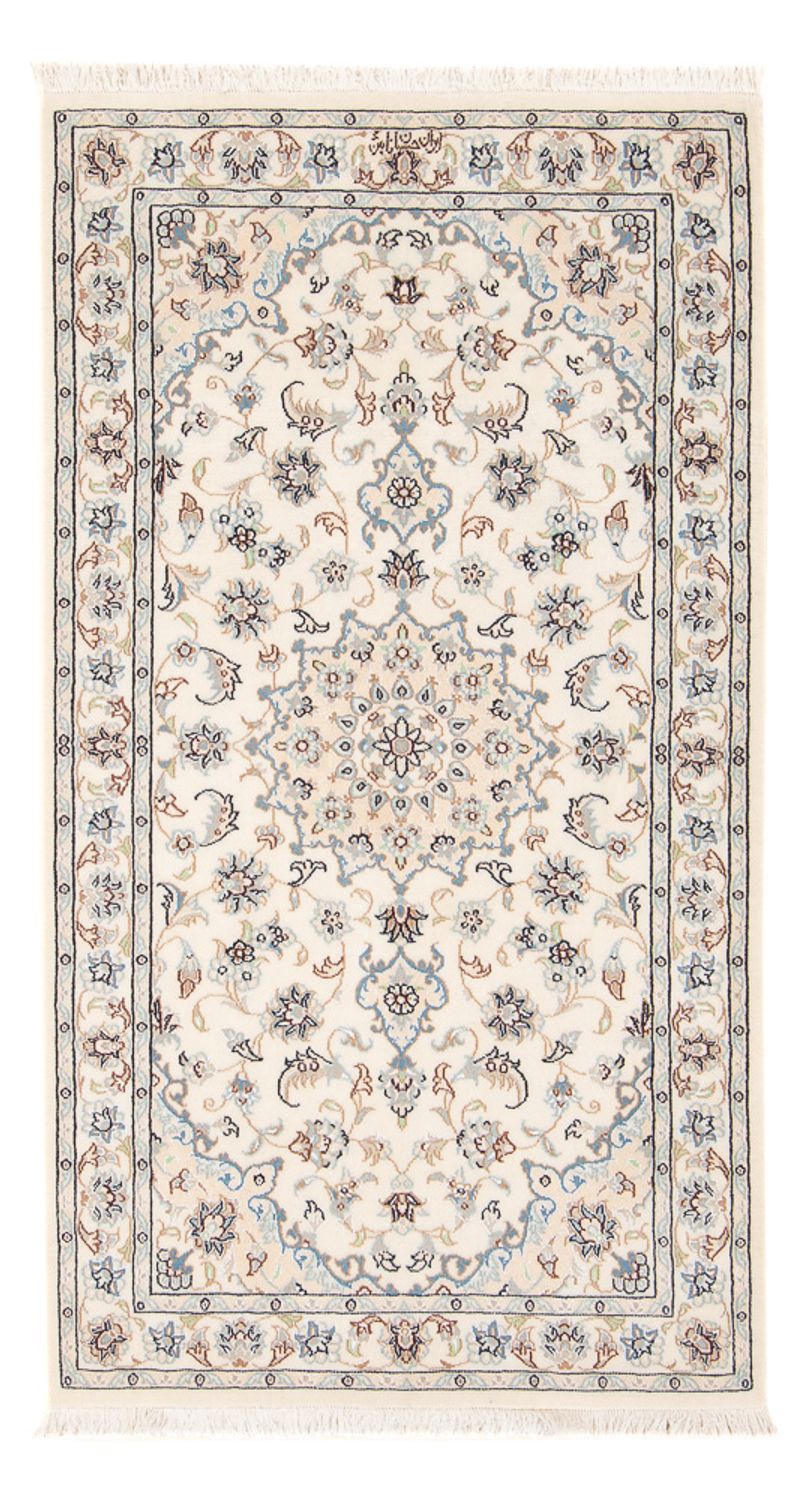 Persisk tæppe - Nain - Premium - 138 x 76 cm - creme