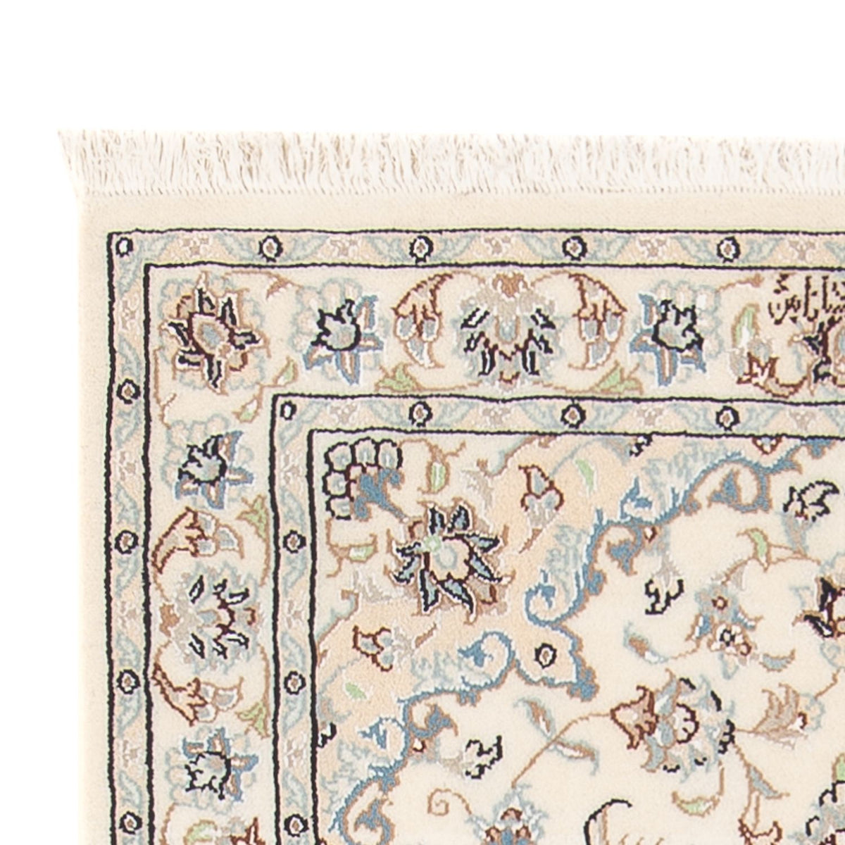 Persisk tæppe - Nain - Premium - 138 x 76 cm - creme