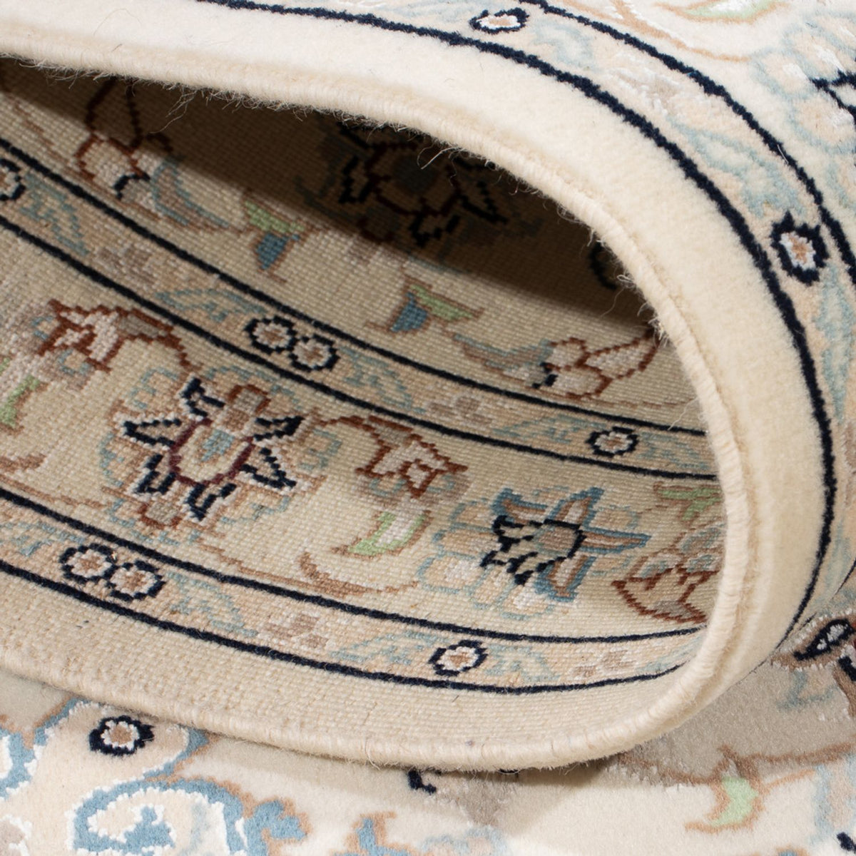 Persisk tæppe - Nain - Premium - 138 x 76 cm - creme