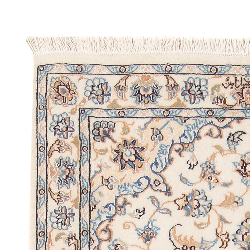 Persisk tæppe - Nain - Premium - 137 x 76 cm - creme