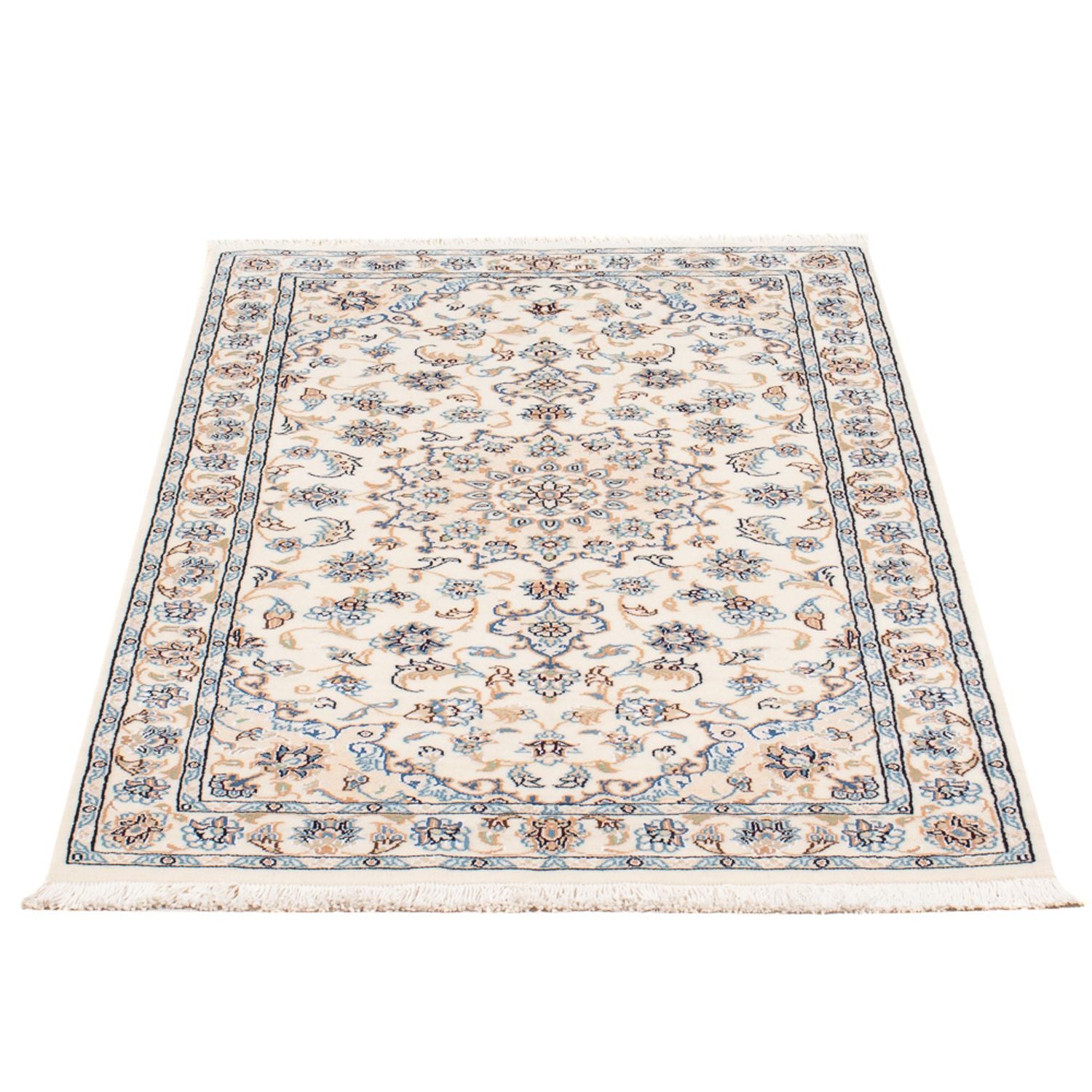 Persisk tæppe - Nain - Premium - 137 x 76 cm - creme
