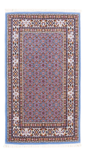 Persisk tæppe - Classic - Royal - 127 x 76 cm - lyseblå