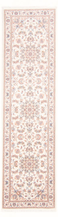 Løber Persisk tæppe - Tabriz - Royal - 296 x 80 cm - creme