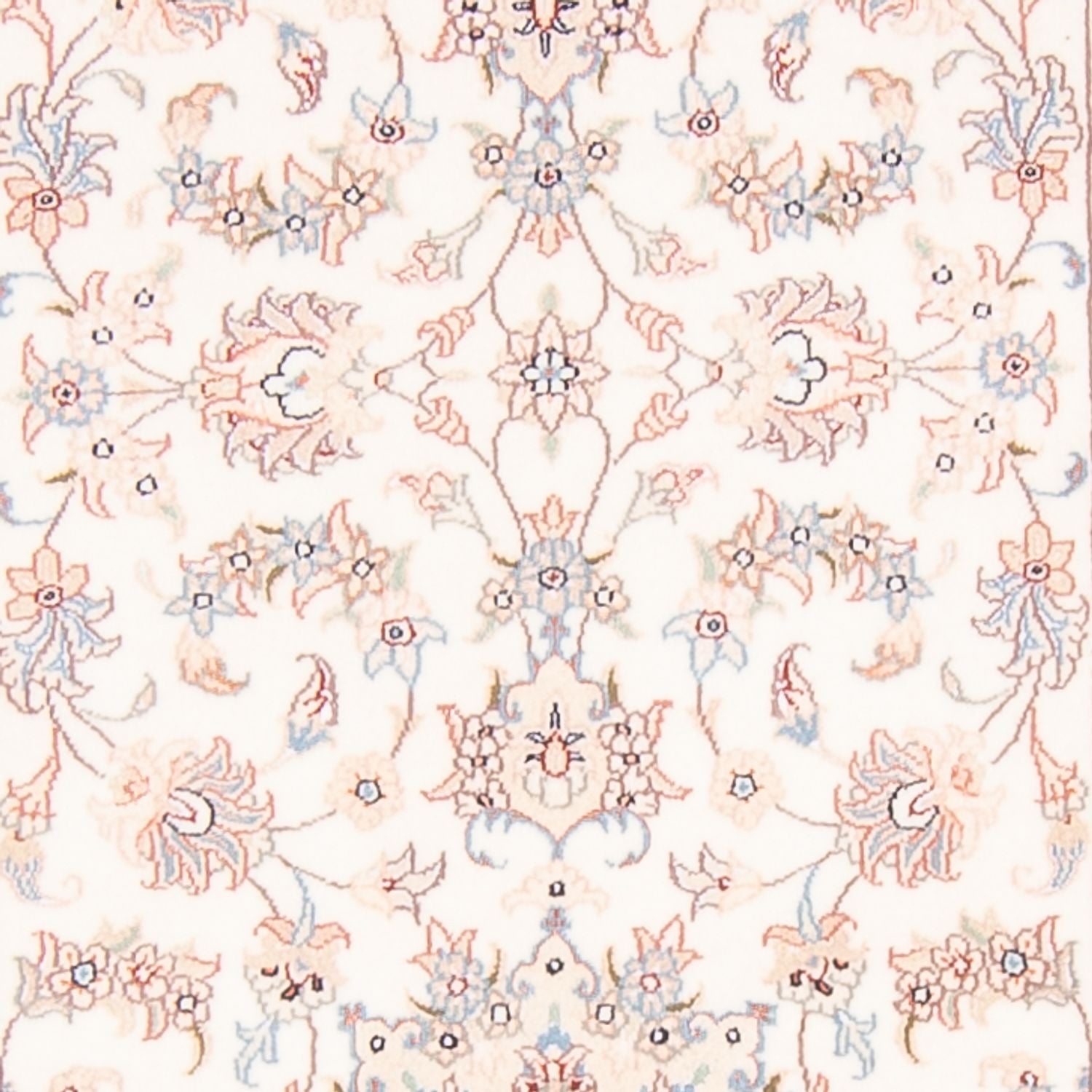 Løber Persisk tæppe - Tabriz - Royal - 296 x 80 cm - creme