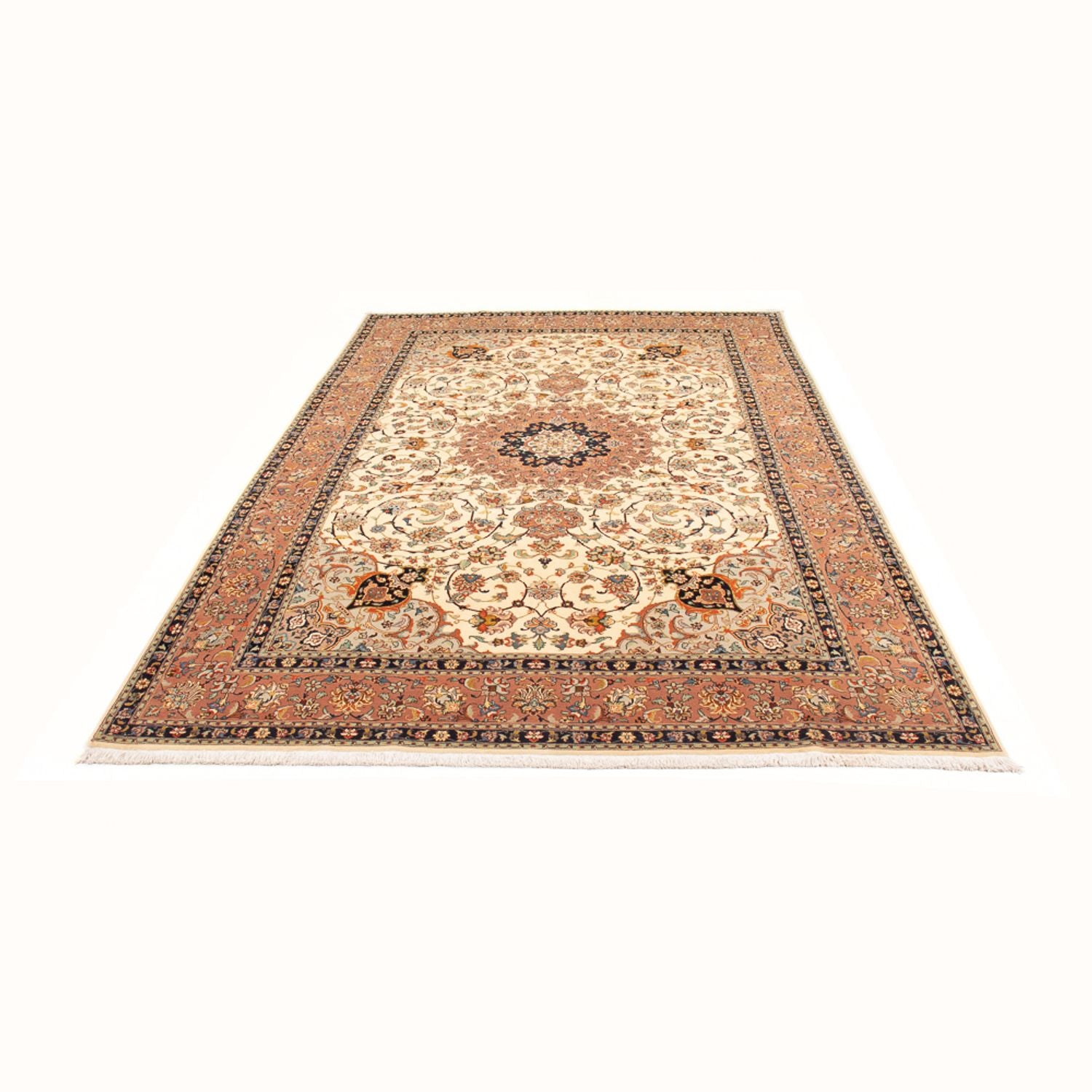 Persisk tæppe - Tabriz - Royal - 285 x 180 cm - creme