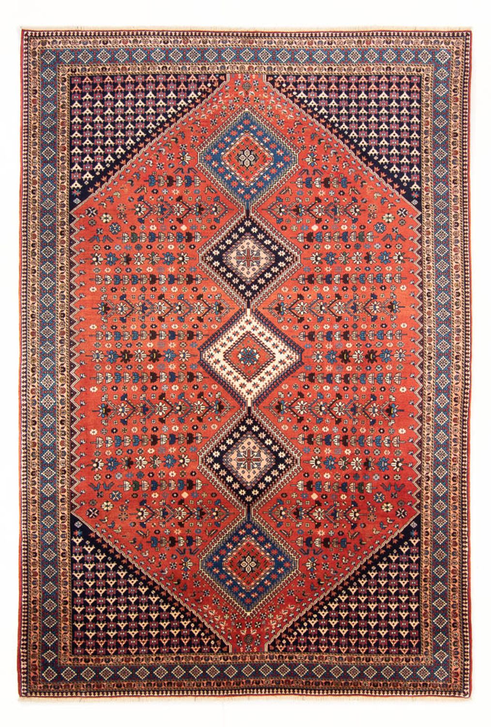 Persisk tæppe - Nomadisk - 304 x 202 cm - rød
