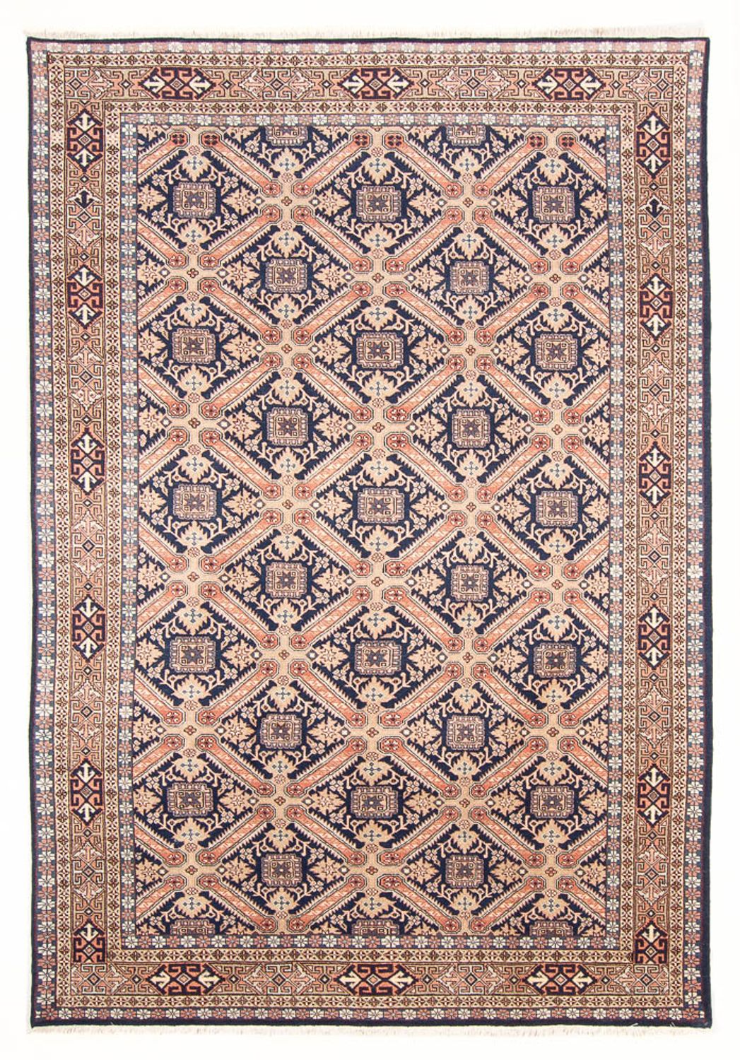 Persisk tæppe - Nomadisk - 286 x 190 cm - mørkeblå