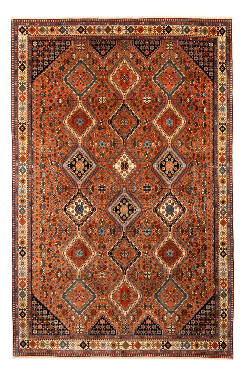 Persisk tæppe - Nomadisk - 305 x 202 cm - terrakotta