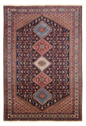 Persisk tæppe - Nomadisk - 300 x 204 cm - mørkeblå