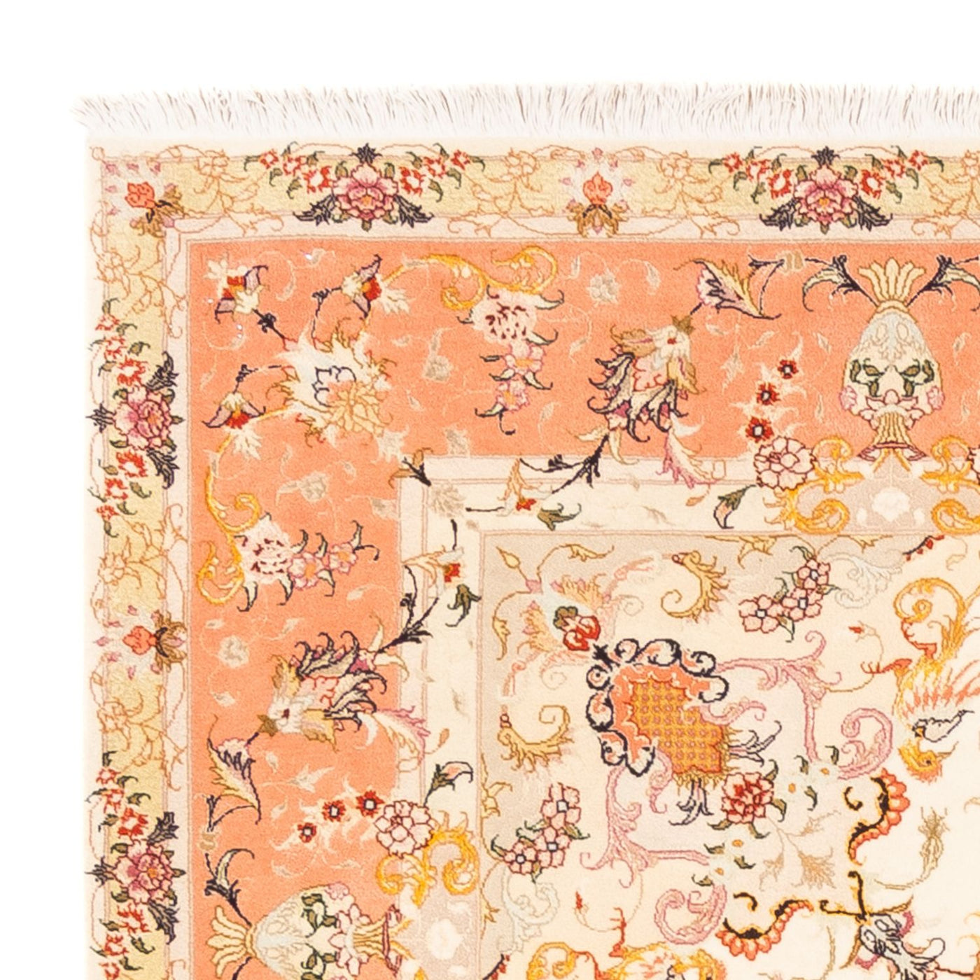 Tabriz - 50 Raj Tæppe 205x203cm - Persisk tæppe
