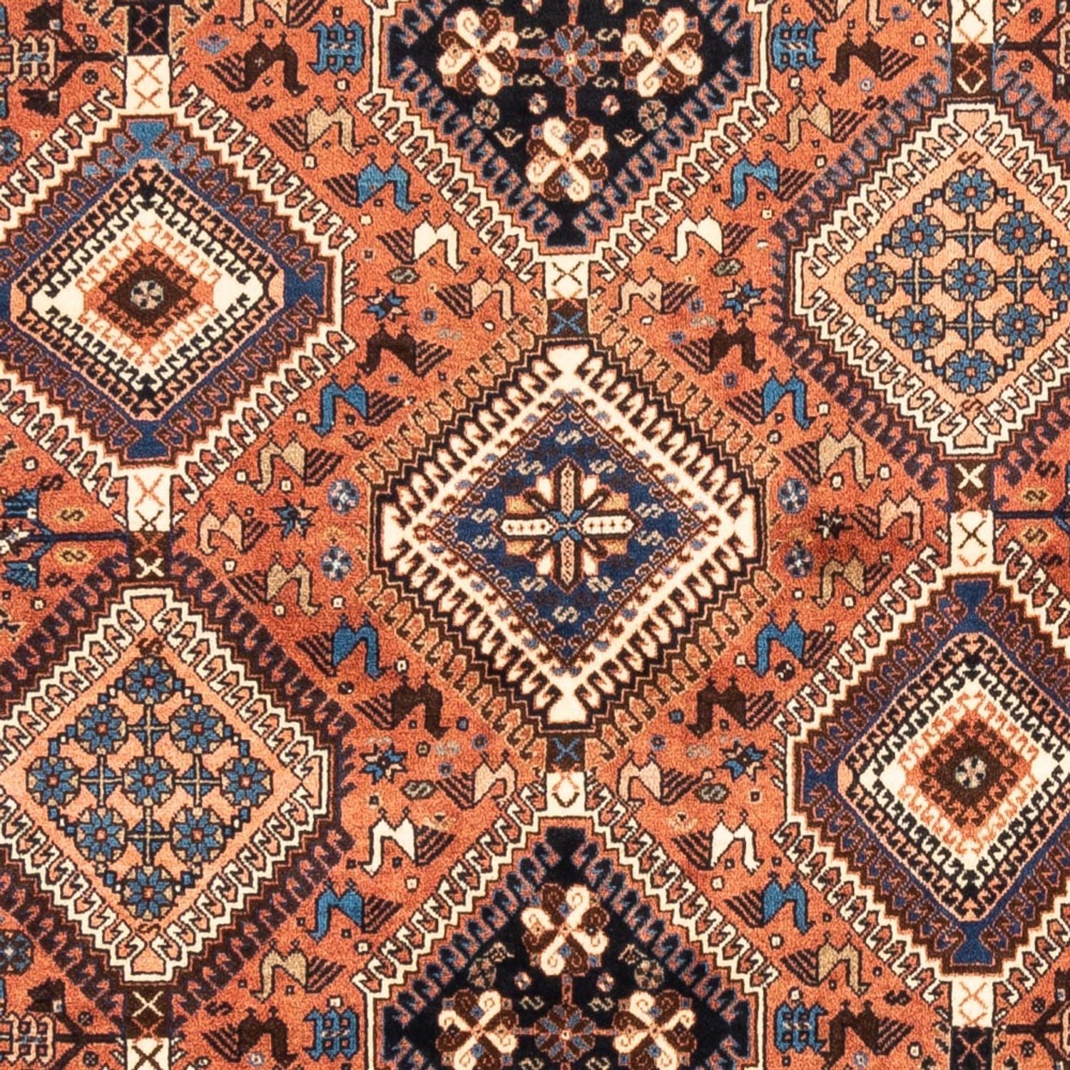 Persisk tæppe - Nomadisk - 244 x 153 cm - rød