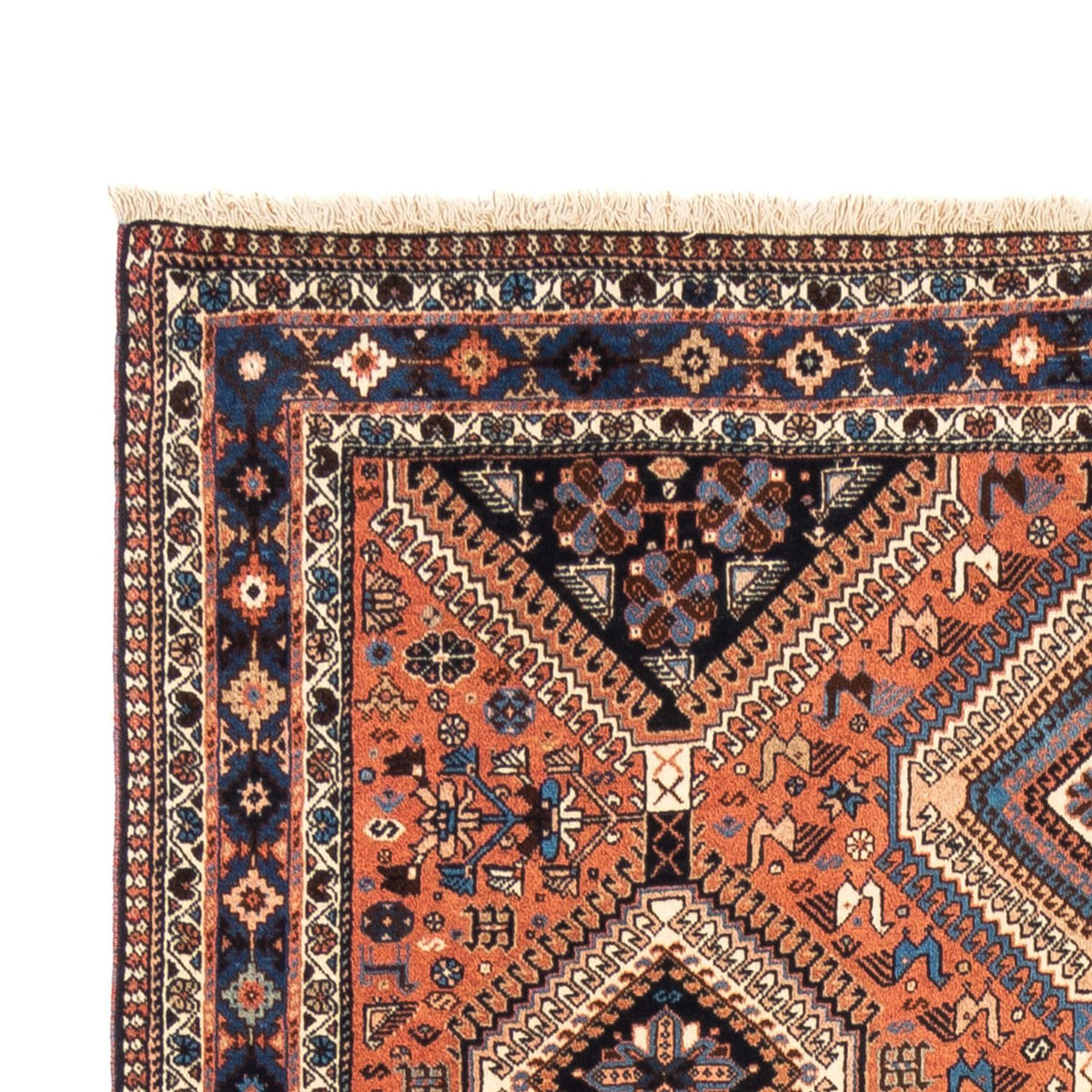 Persisk tæppe - Nomadisk - 244 x 153 cm - rød