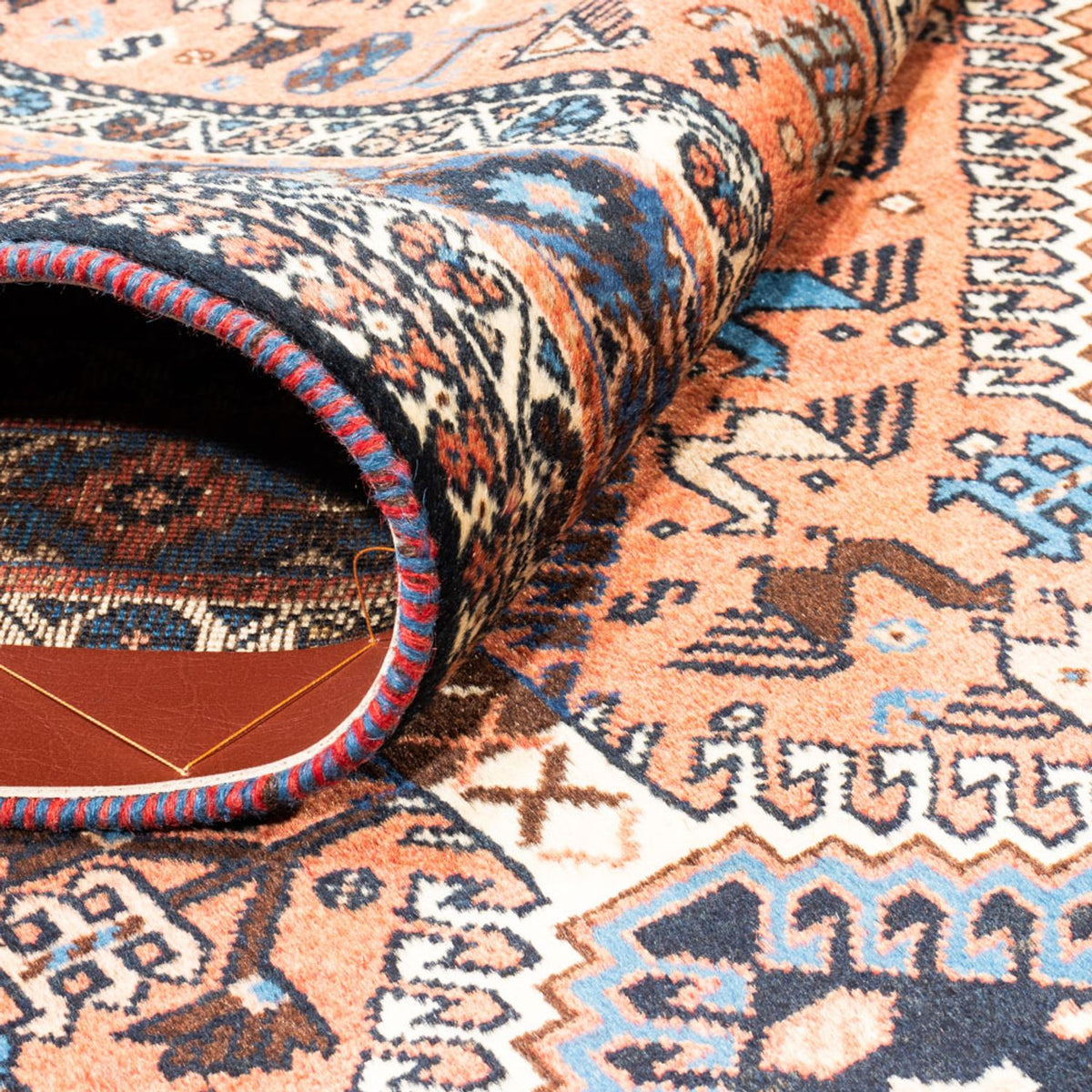 Persisk tæppe - Nomadisk - 244 x 153 cm - rød