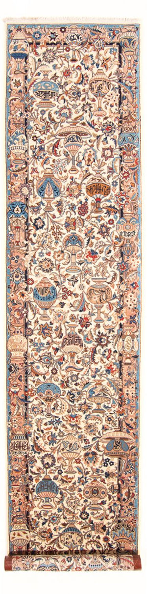 Løber Persisk tæppe - Classic - 402 x 83 cm - beige
