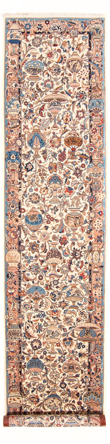 Løber Persisk tæppe - Classic - 402 x 83 cm - beige