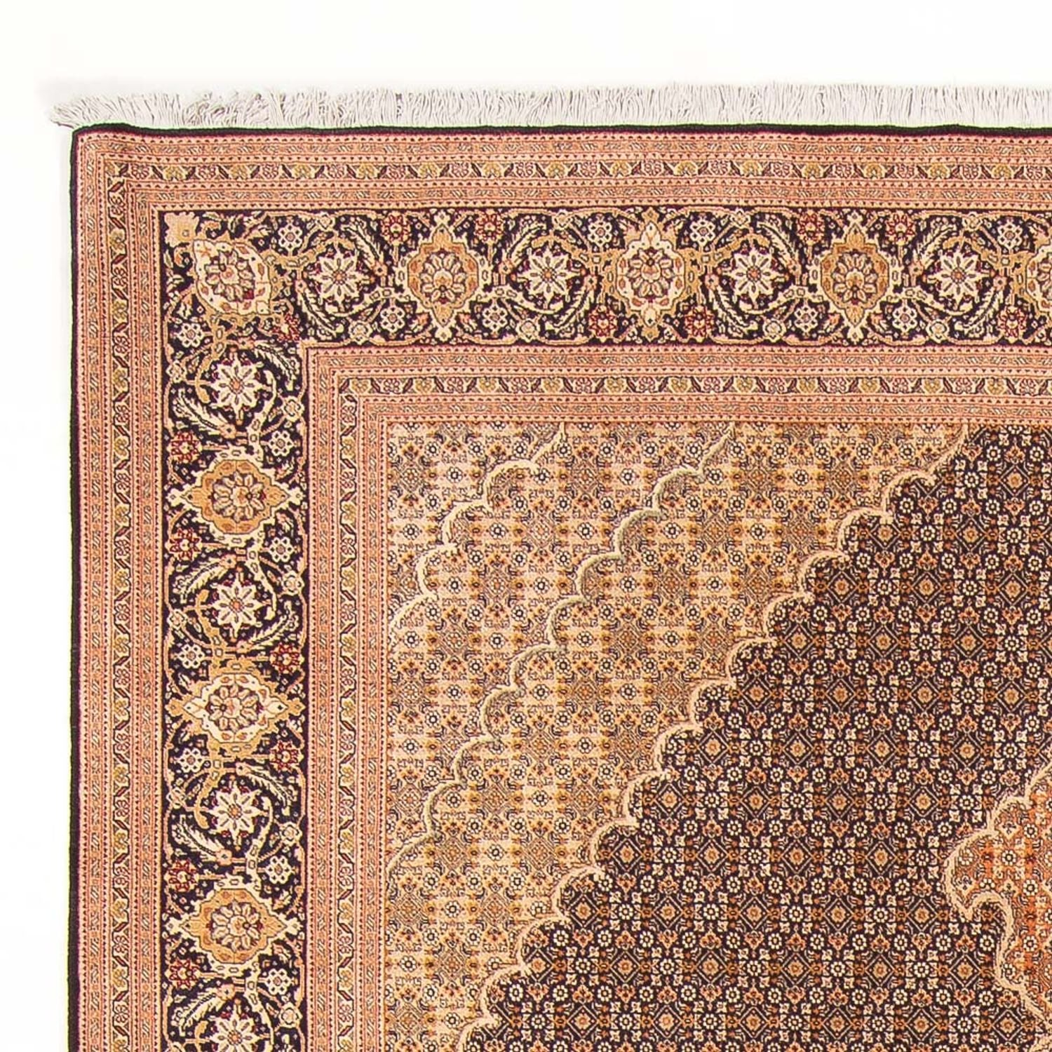 Persisk tæppe - Tabriz - Royal - 297 x 200 cm - mørkeblå