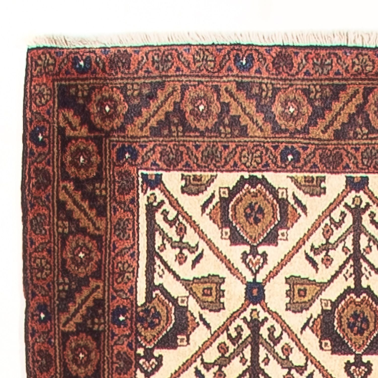 Løber Persisk tæppe - Nomadisk - 414 x 90 cm - beige