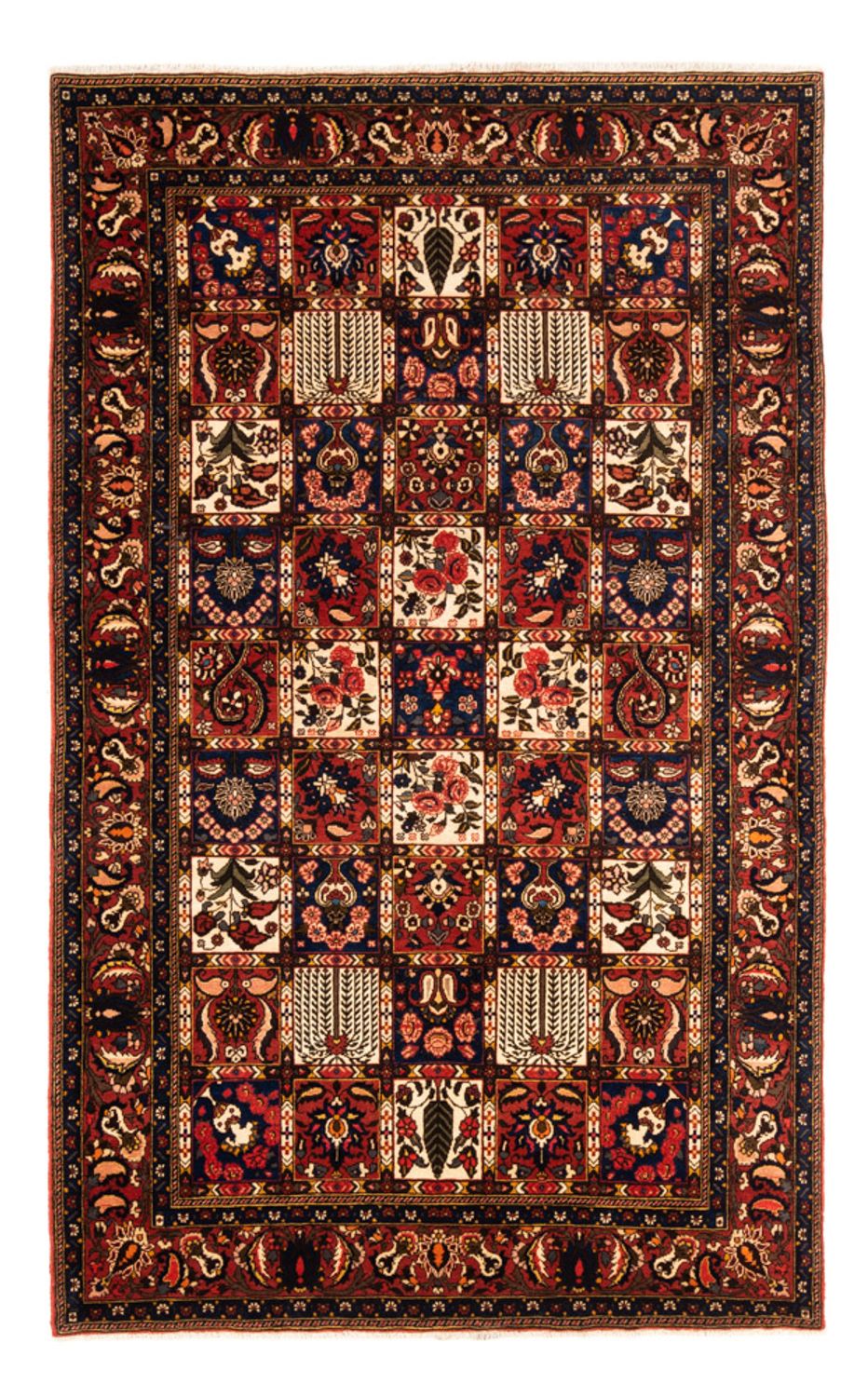 Persisk tæppe - Nomadisk - 250 x 155 cm - flerfarvet