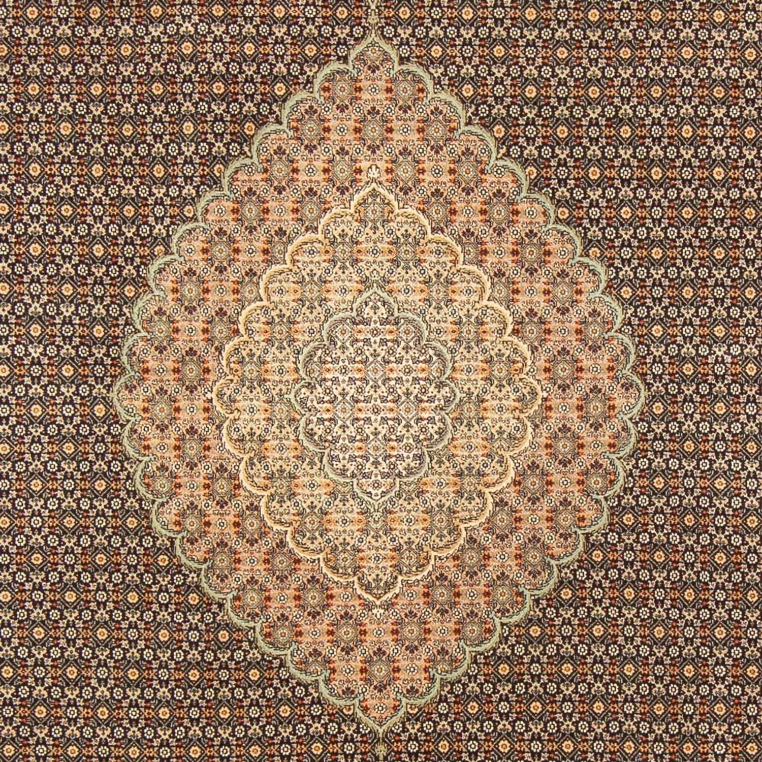 Persisk tæppe - Tabriz - Royal - 296 x 199 cm - mørkeblå