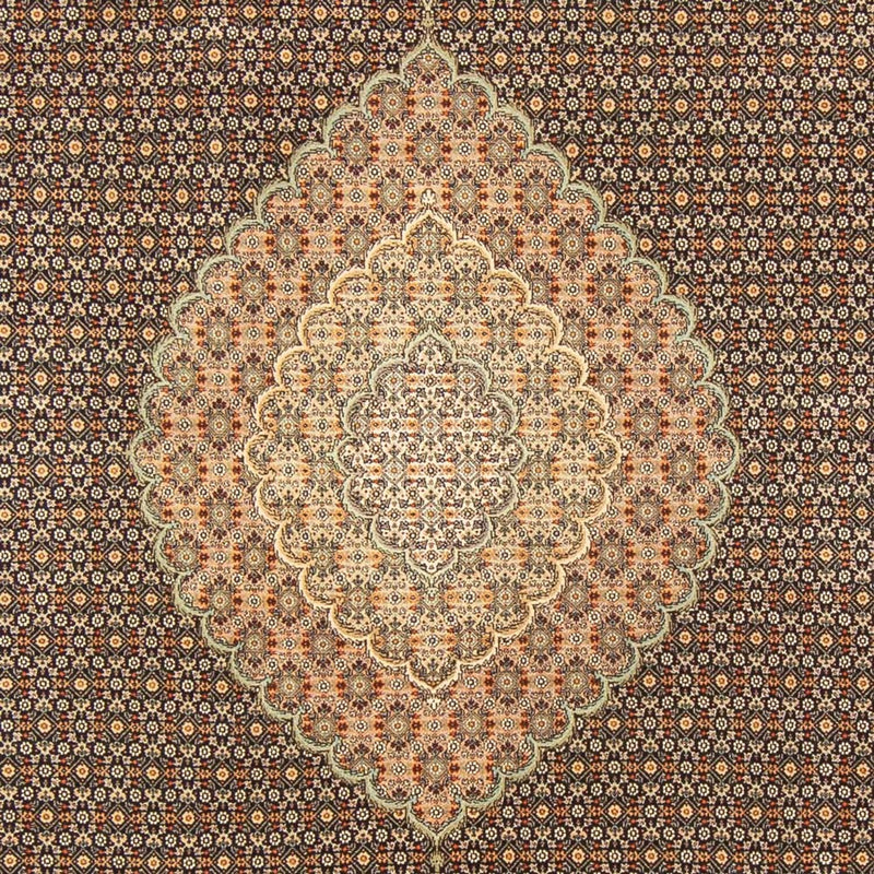 Persisk tæppe - Tabriz - Royal - 296 x 199 cm - mørkeblå