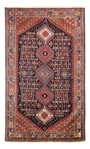 Persisk tæppe - Nomadisk - 248 x 152 cm - mørkeblå