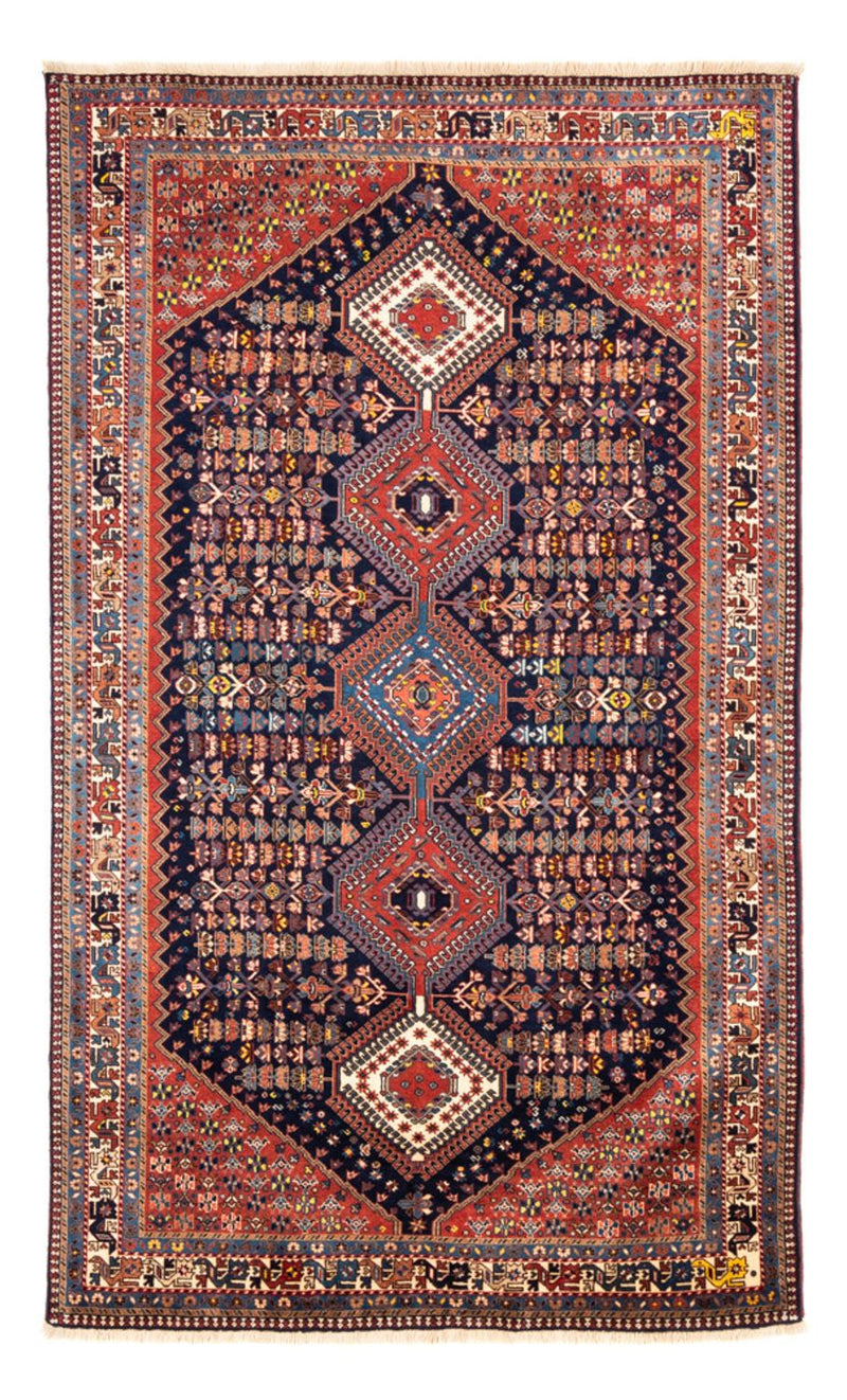 Persisk tæppe - Nomadisk - 248 x 152 cm - mørkeblå