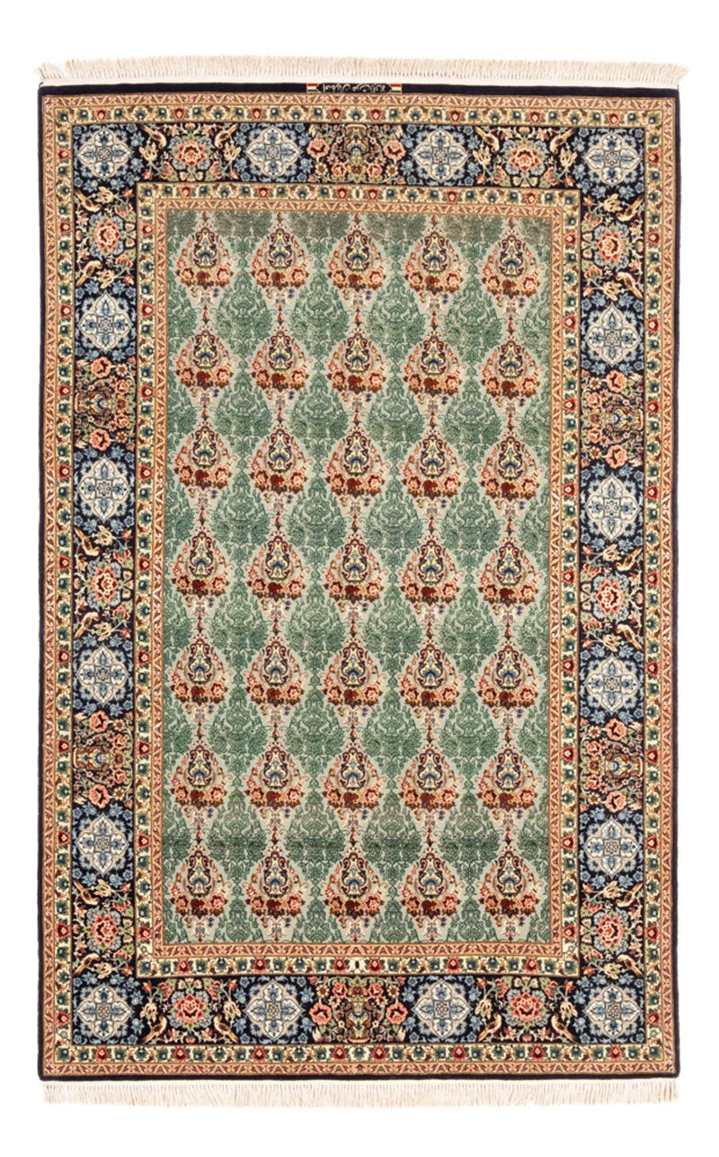 Persisk tæppe - Isfahan - Premium - 244 x 157 cm - grøn