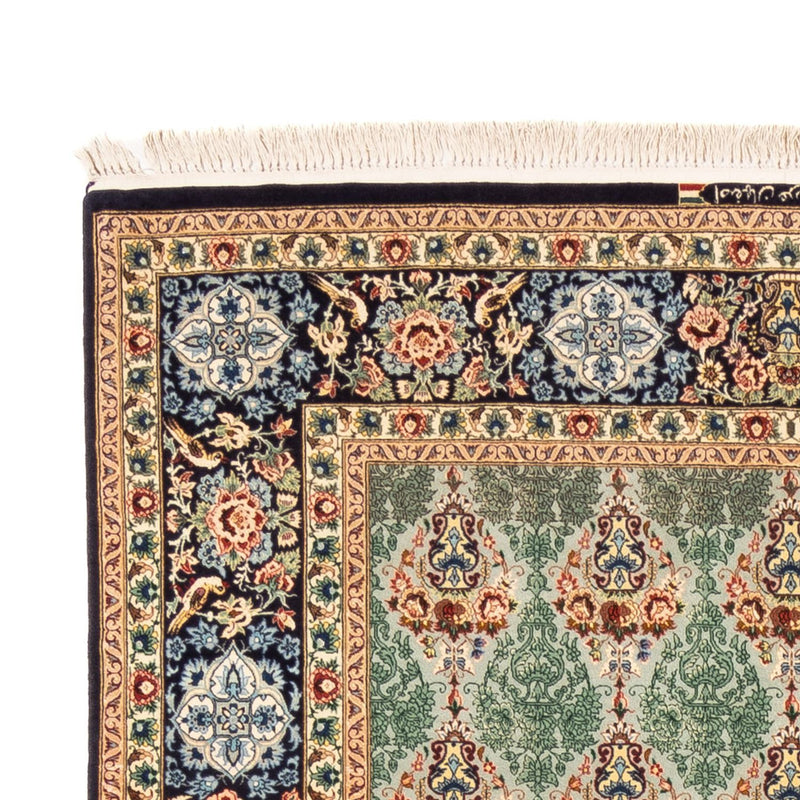 Persisk tæppe - Isfahan - Premium - 244 x 157 cm - grøn