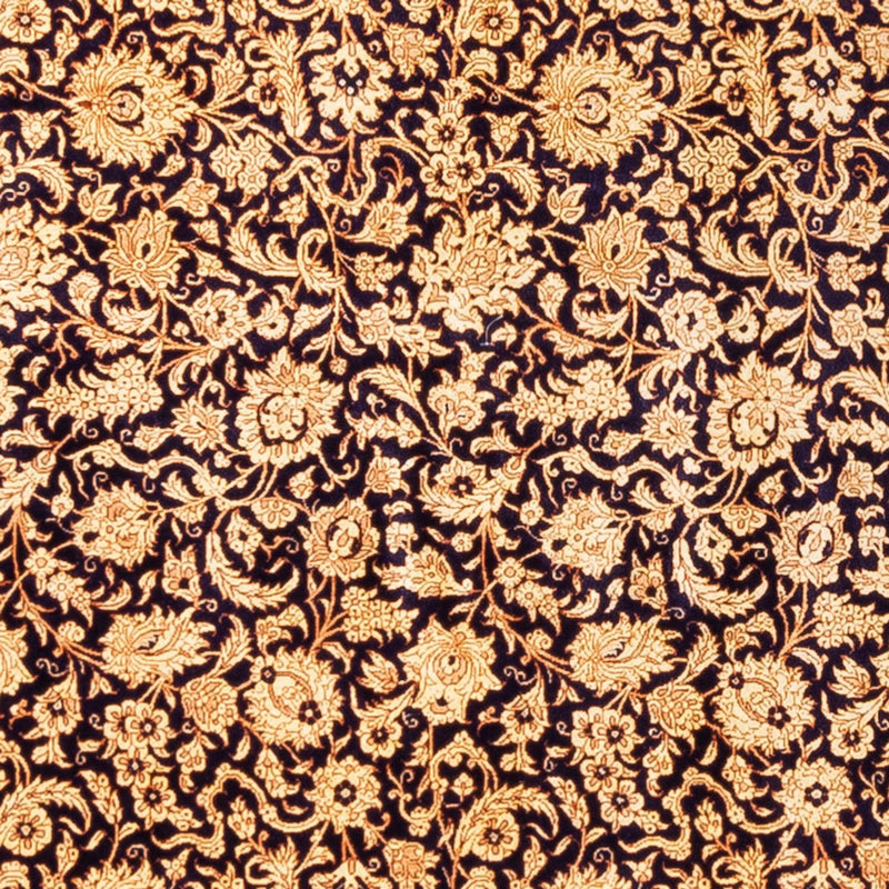 Silketæppe - Ghom Silk - Premium firkantet  - 247 x 243 cm - mørk beige