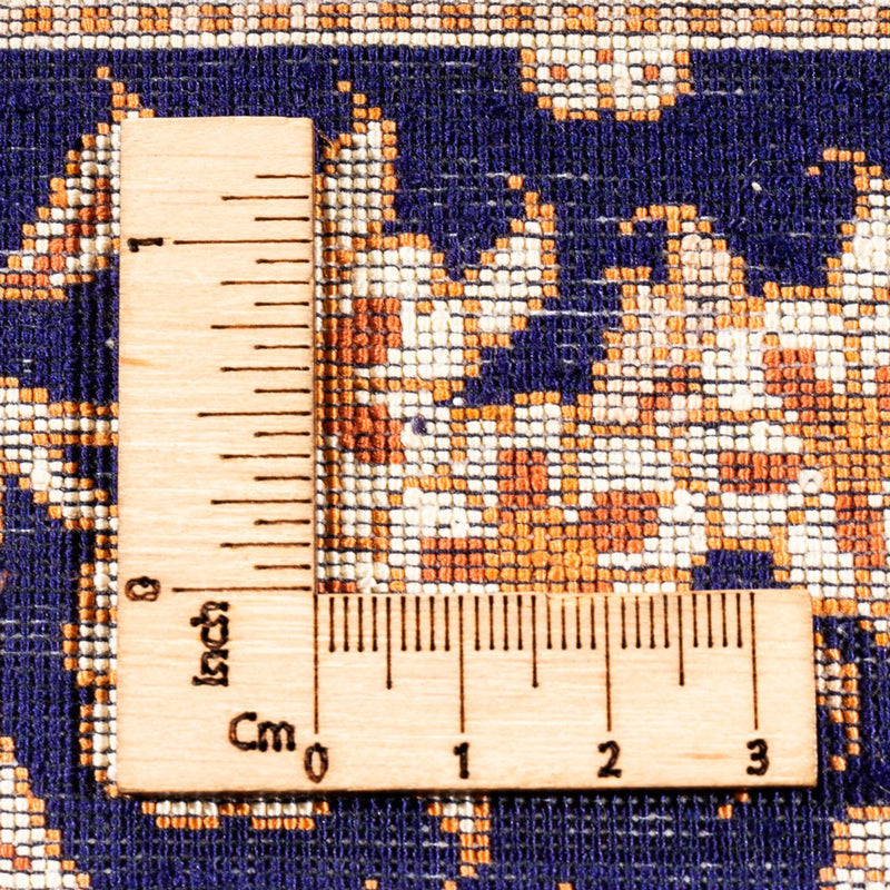 Silketæppe - Ghom Silk - Premium firkantet  - 247 x 243 cm - mørk beige