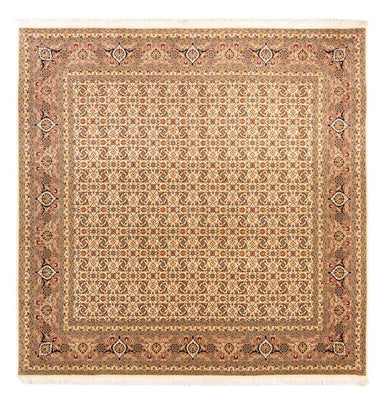 Persisk tæppe - Tabriz - Royal firkantet  - 206 x 204 cm - mørk beige
