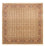 Persisk tæppe - Tabriz - Royal firkantet  - 206 x 204 cm - mørk beige