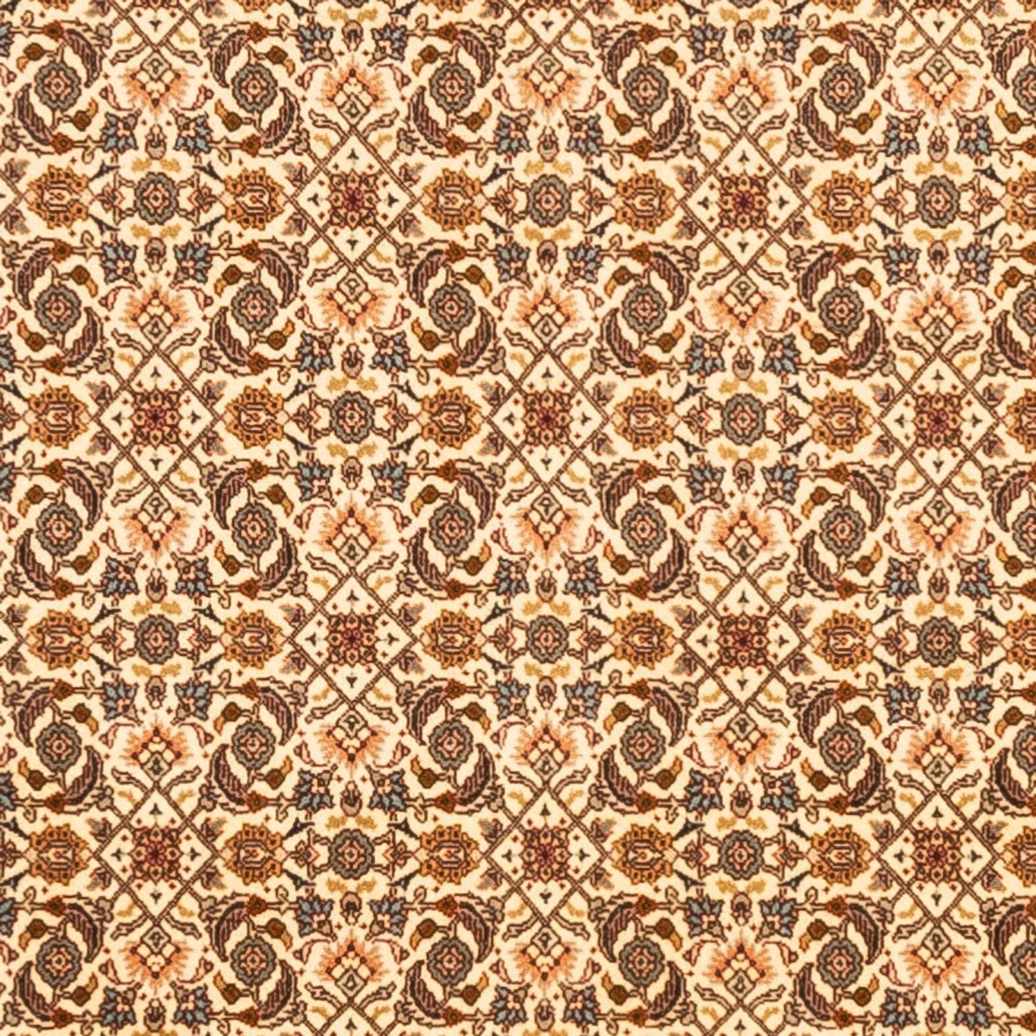 Persisk tæppe - Tabriz - Royal firkantet  - 206 x 204 cm - mørk beige