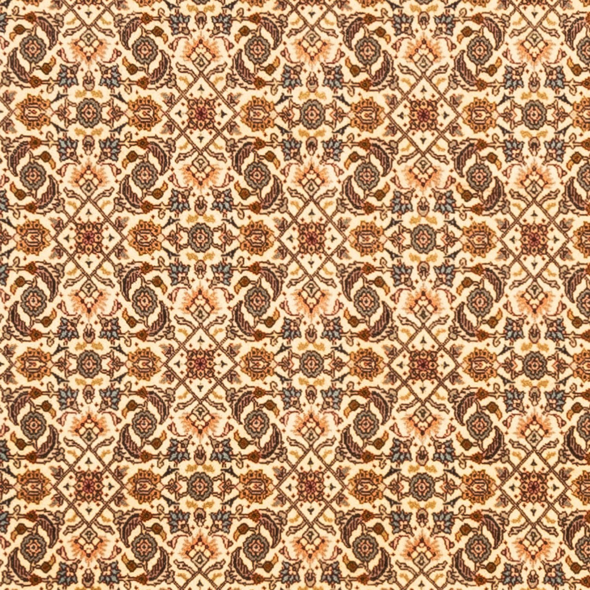Persisk tæppe - Tabriz - Royal firkantet  - 206 x 204 cm - mørk beige