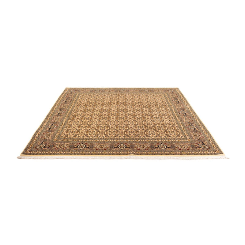 Persisk tæppe - Tabriz - Royal firkantet  - 206 x 204 cm - mørk beige