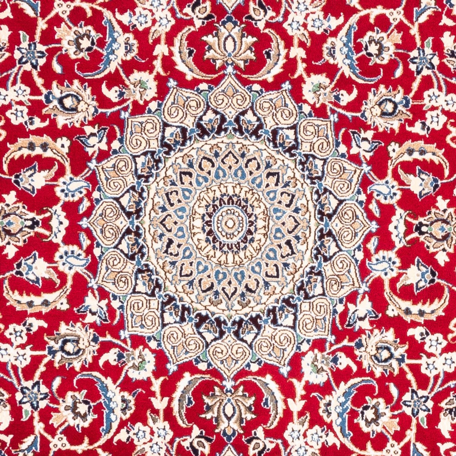 Persisk tæppe - Nain - 246 x 156 cm - rød