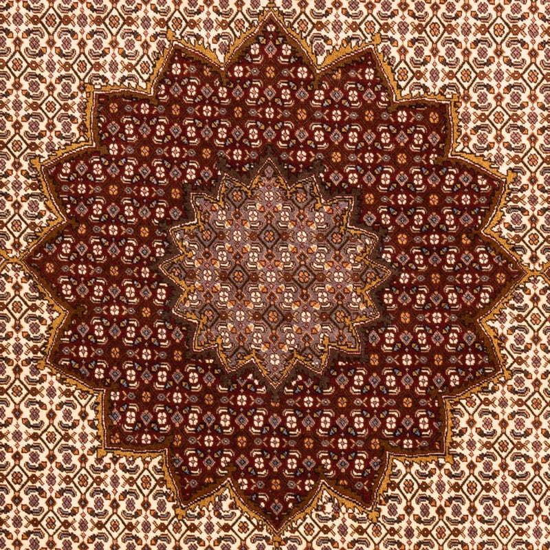 Persisk tæppe - Tabriz - Royal firkantet  - 256 x 250 cm - bordeaux rød