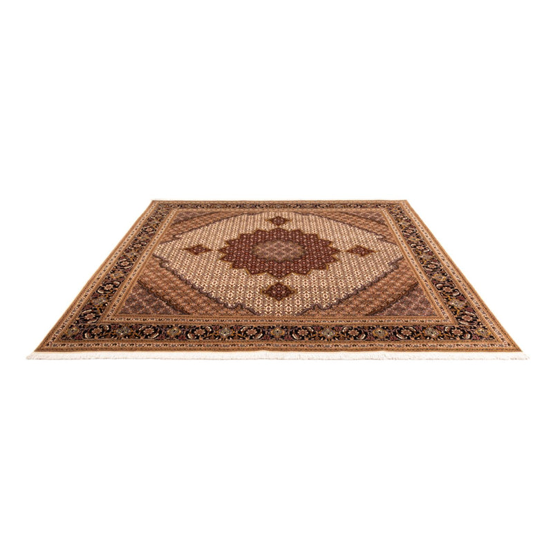 Persisk tæppe - Tabriz - Royal firkantet  - 256 x 250 cm - bordeaux rød