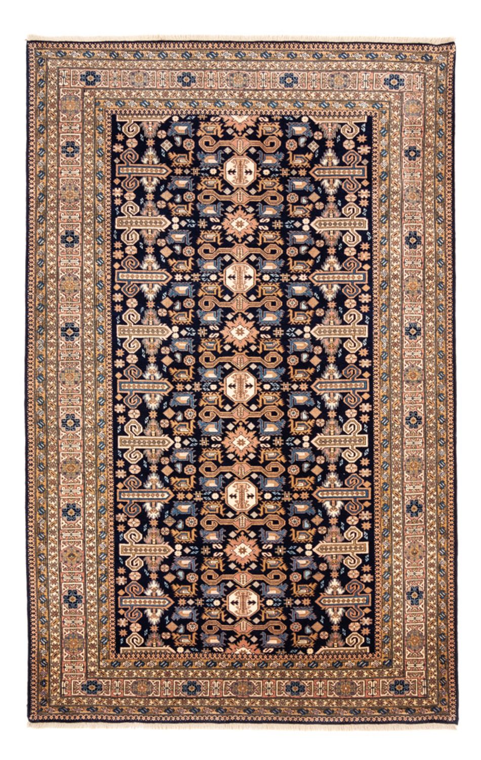 Persisk tæppe - Nomadisk - 270 x 170 cm - mørkeblå