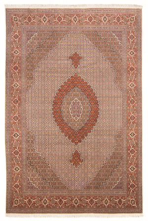 Persisk tæppe - Tabriz - Royal - 304 x 195 cm - mørk beige