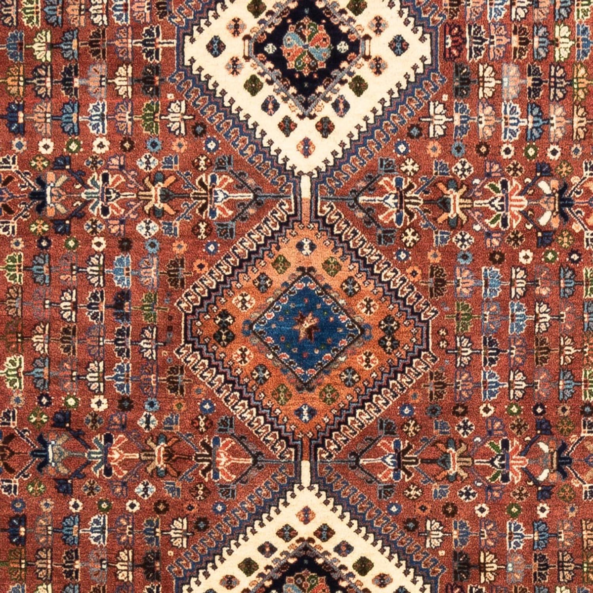 Løber Persisk tæppe - Nomadisk - 230 x 146 cm - rød