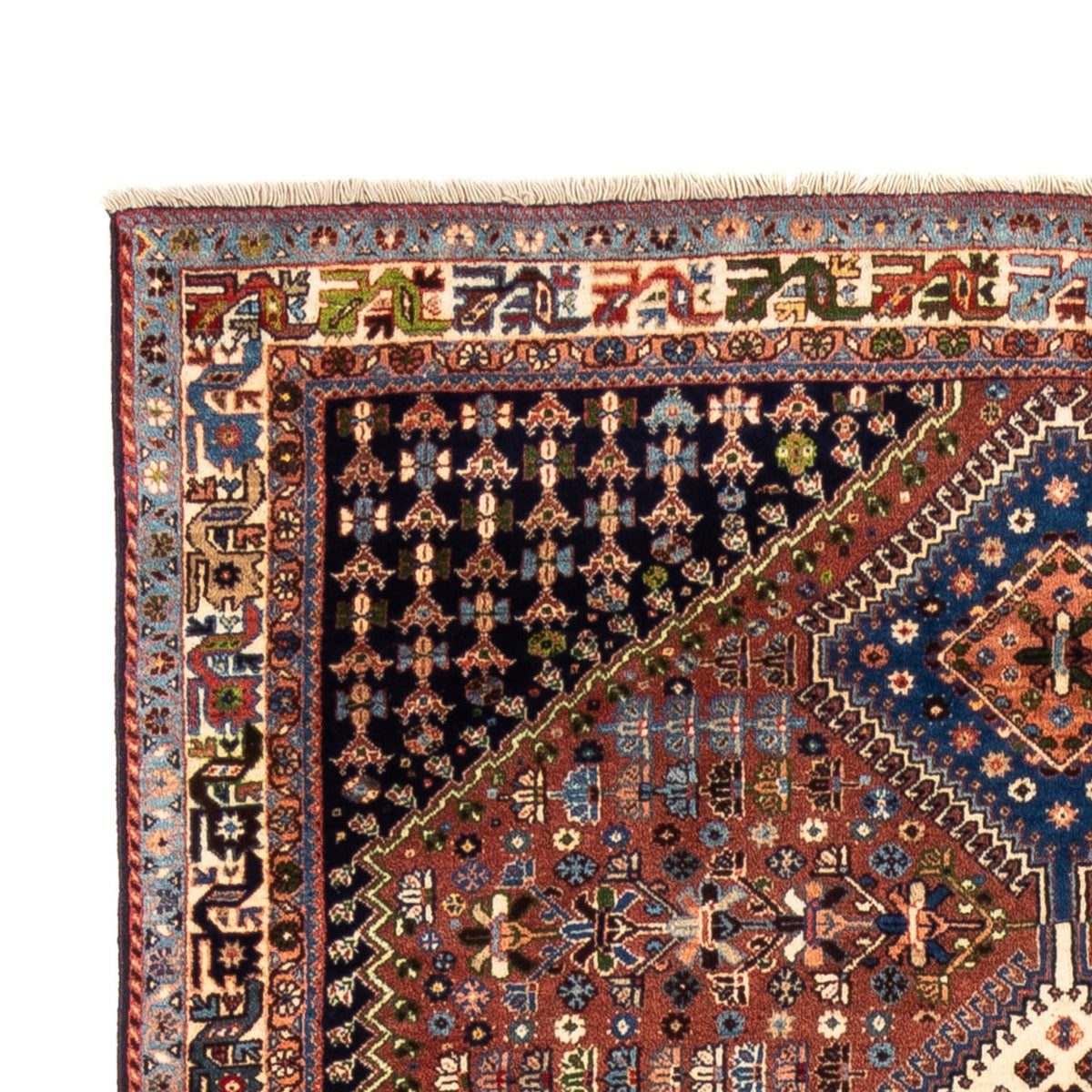 Løber Persisk tæppe - Nomadisk - 230 x 146 cm - rød