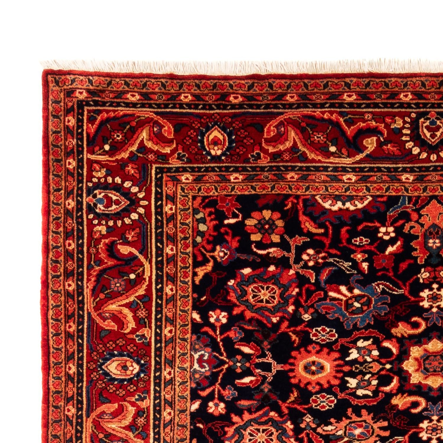 Persisk tæppe - Nomadisk - 316 x 211 cm - bordeaux rød