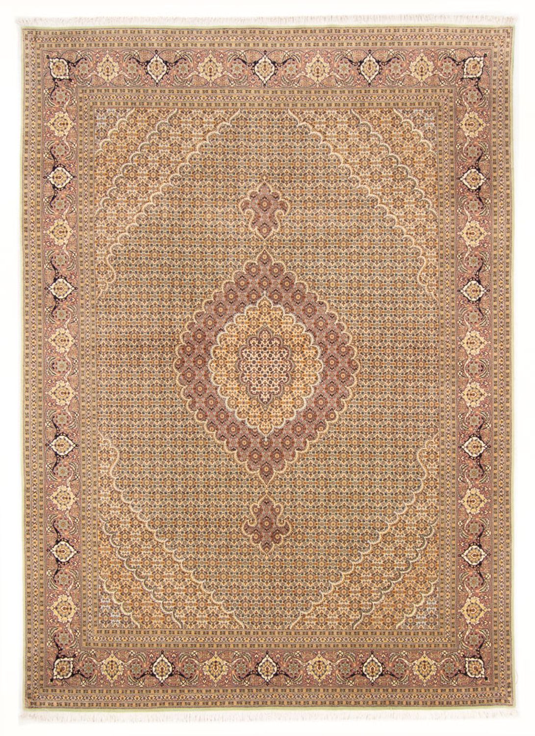Persisk tæppe - Tabriz - Royal - 300 x 200 cm - sand