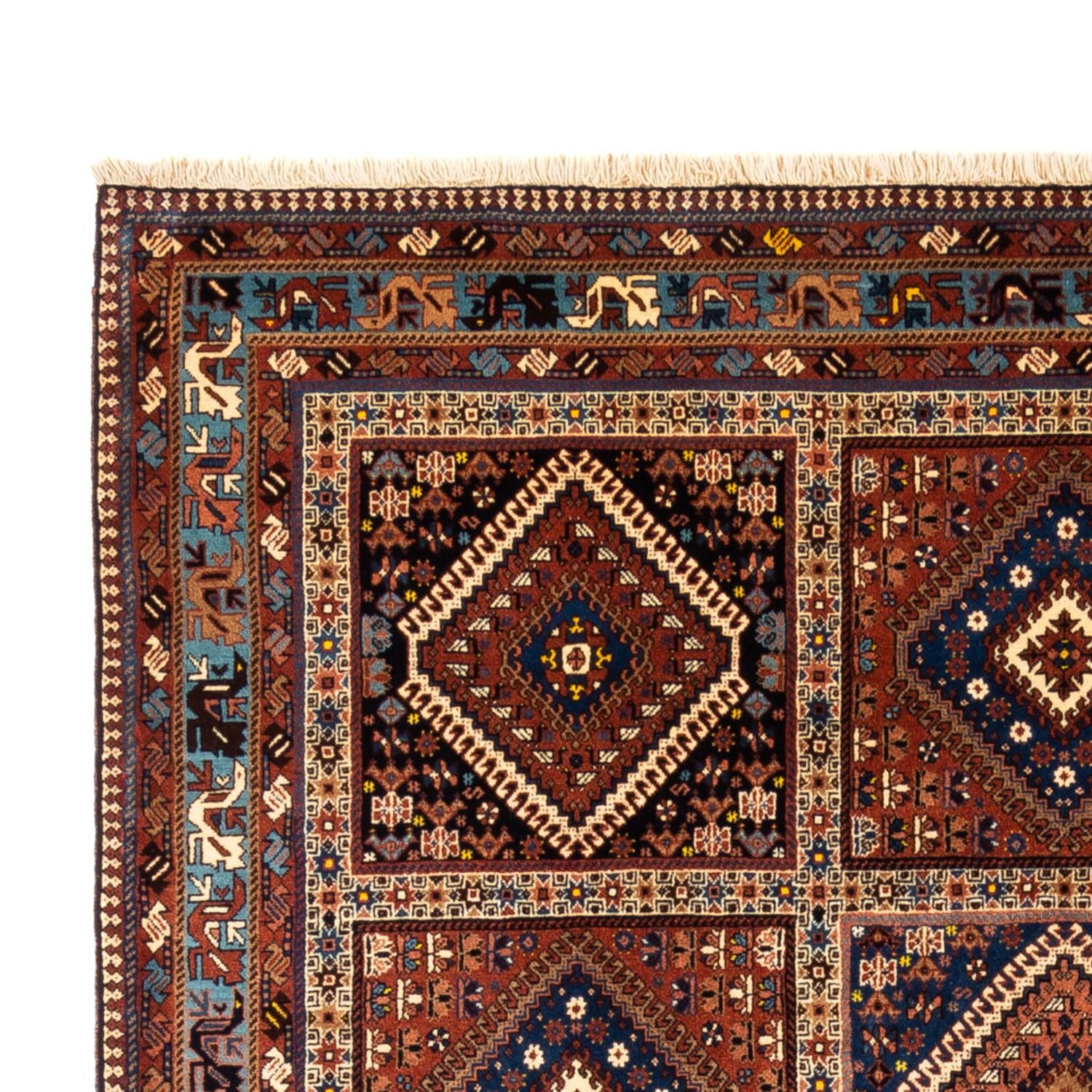 Persisk tæppe - Nomadisk - 305 x 205 cm - mørk beige