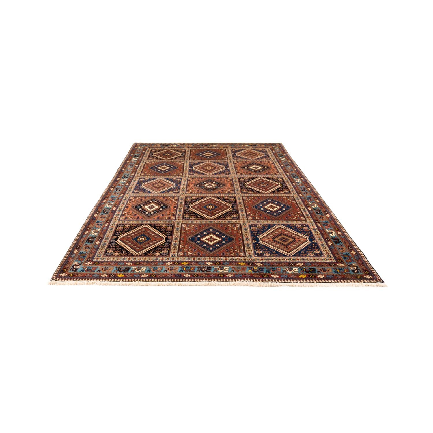 Persisk tæppe - Nomadisk - 305 x 205 cm - mørk beige