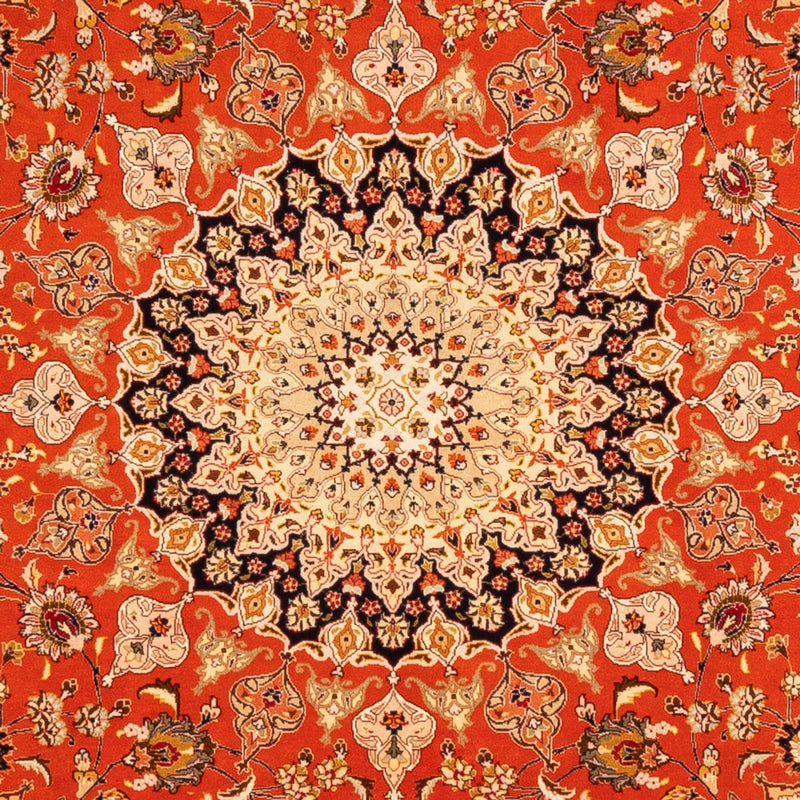 Persisk tæppe - Tabriz firkantet  - 253 x 249 cm - orange