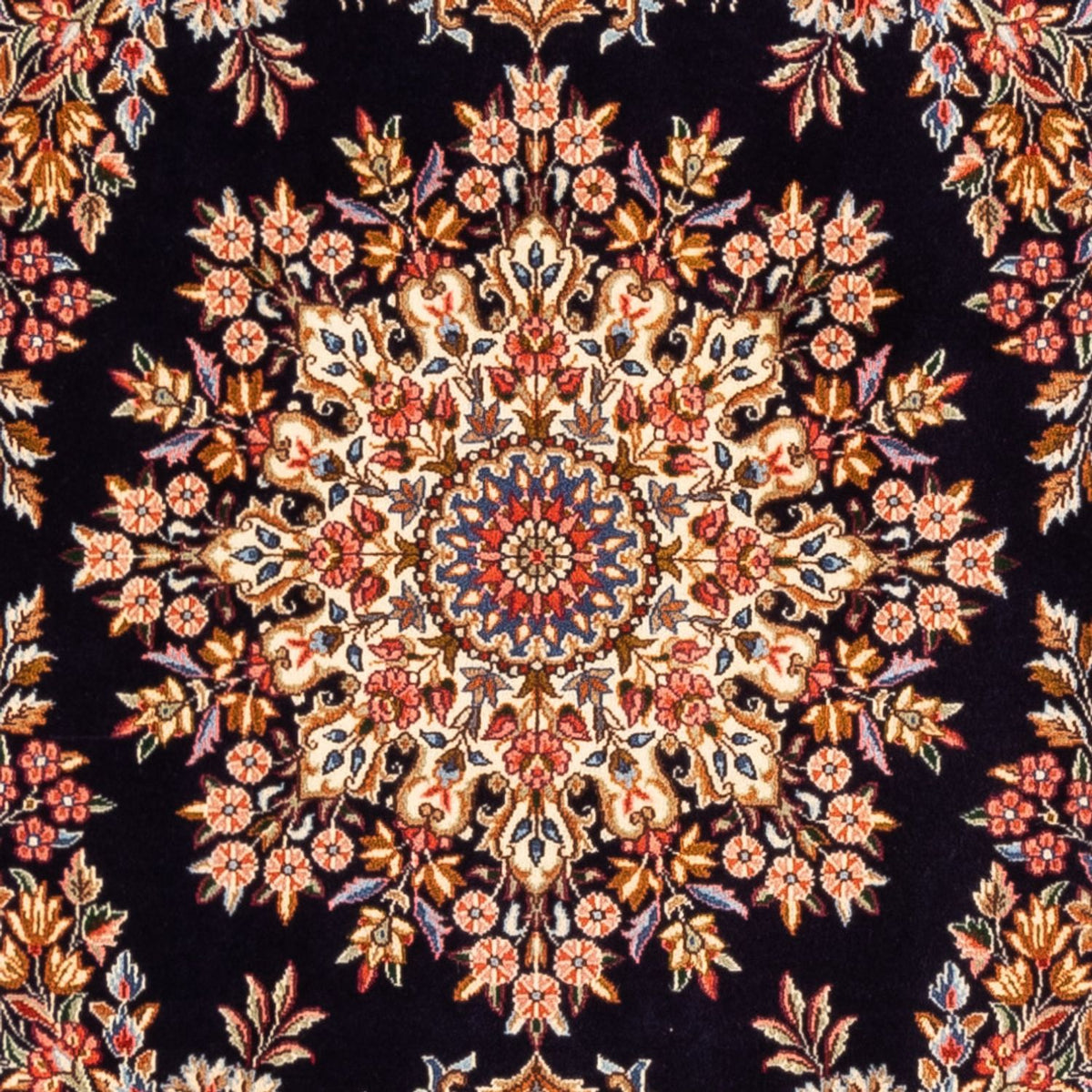 Persisk tæppe - Classic - 248 x 194 cm - mørkeblå