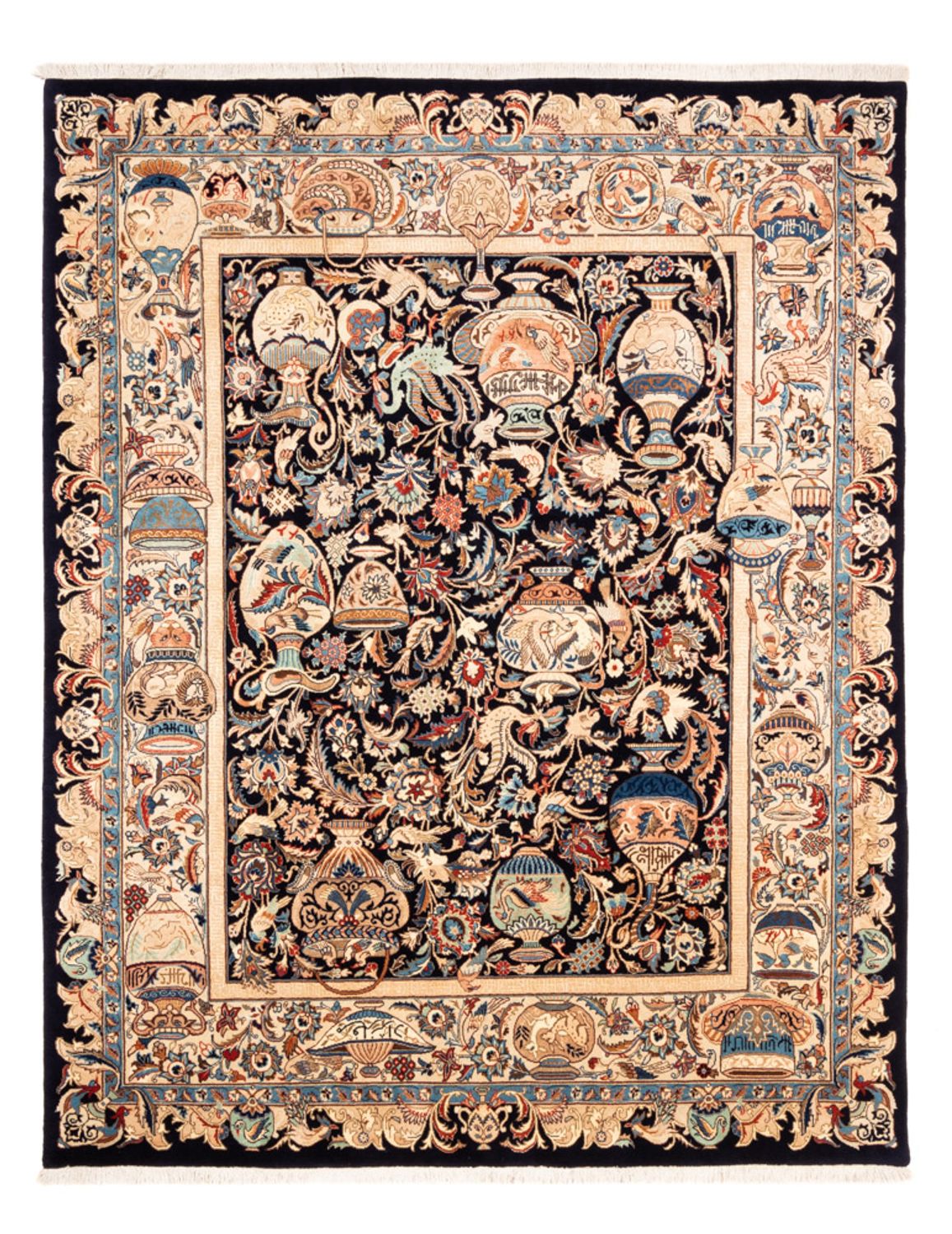 Persisk tæppe - Classic - 244 x 195 cm - creme